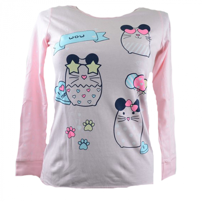 Pijama pentru fete Atut 8036-140-cm, Roz [4]