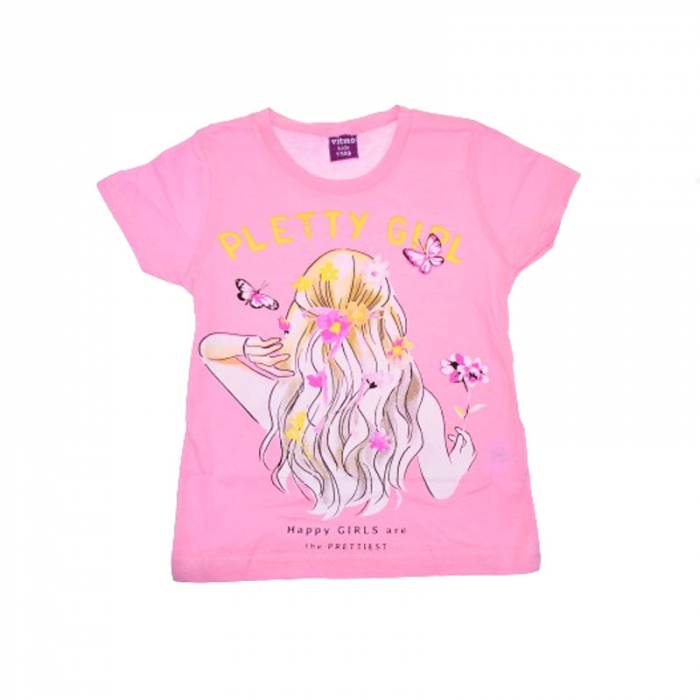 Pijama pentru fete Mini Junior PJ-31860, Roz [4]
