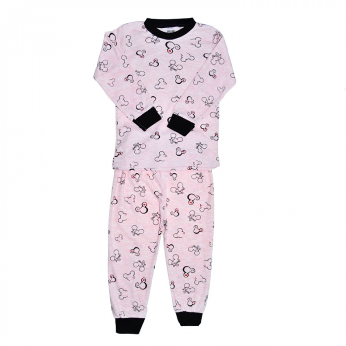Pijama pentru fete Mini Junior PJMMJ-4006M, Roz [1]