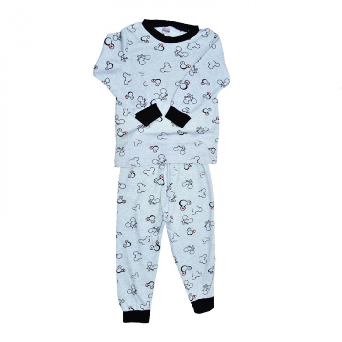 Pijama pentru baieti Mini Junior PJMMJ-4006GR, Gri [1]