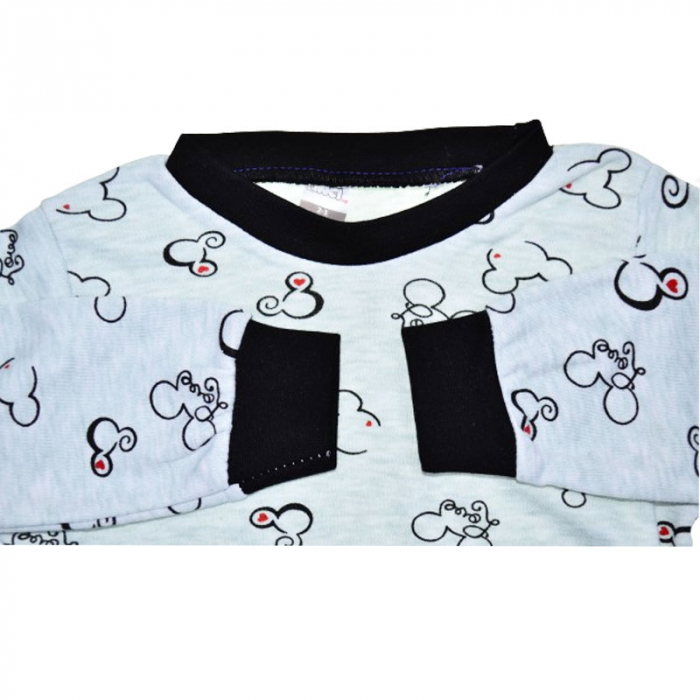 Pijama pentru baieti Mini Junior PJMMJ-4006GR, Gri [4]