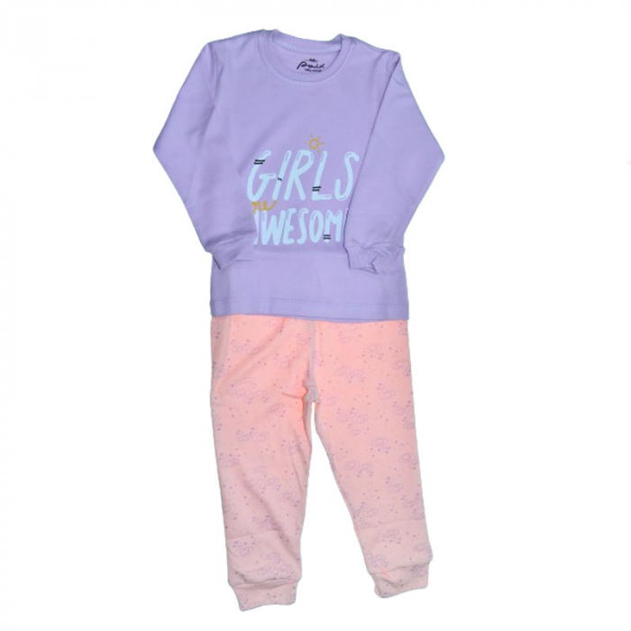 Pijama pentru fete Mini Junior PJMMJ-137, Multicolor [1]
