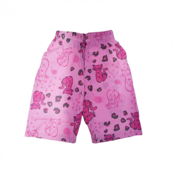 Pijama de vara pentru fete Mini Junior VTMO-51103, Roz [4]