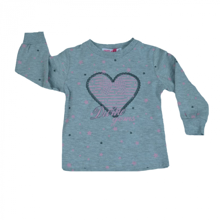 Pijama pentru fete Happy House ACC-G038-45273-86, Gri [3]