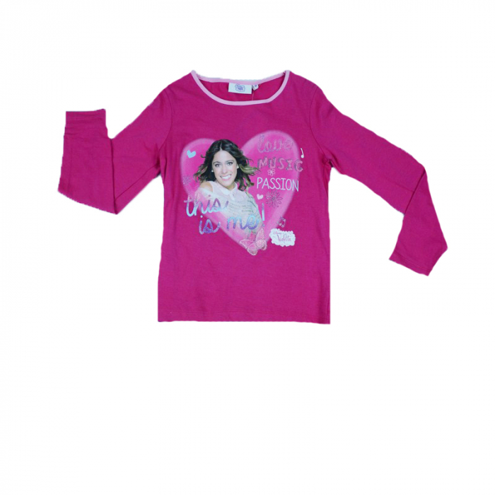 Pijama pentru fete Violetta Disney NH2218F-128, Fucsia [2]