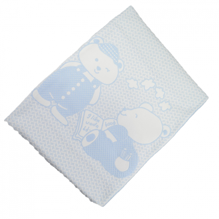 Pled 100 x 80 cm pentru baieti OEM 660, Albastru [4]