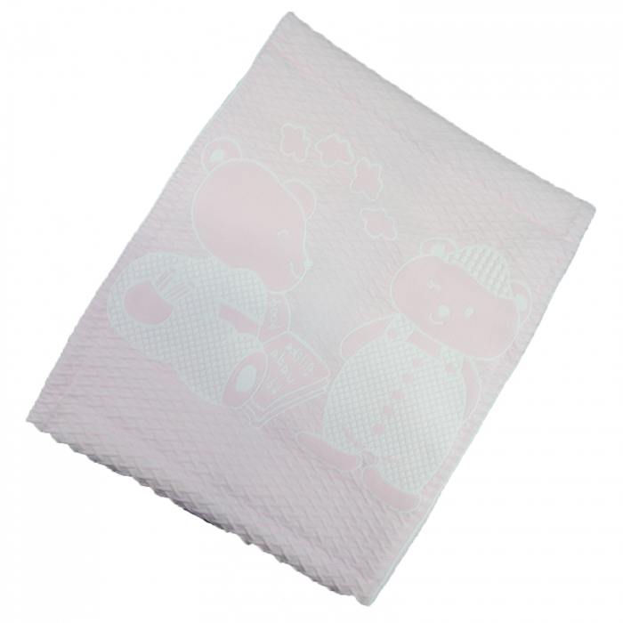 Pled 100 x 80 cm pentru fete OEM PRR-14, Roz [4]