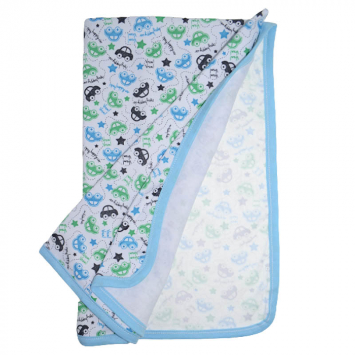 Paturica 75 x 75 cm pentru baieti Mini Bimbi P110323-4, Multicolor [2]
