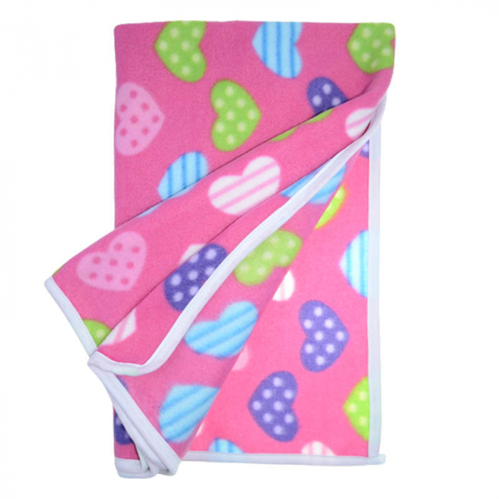 Paturica 77 x 70 cm pentru fete Mini Bimbi P110323-5, Fucsia [2]