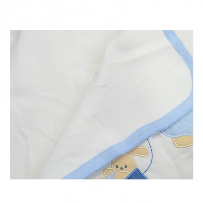 Pled 75 x 85 cm pentru baieti Mini Junior 60-86, Alb [3]