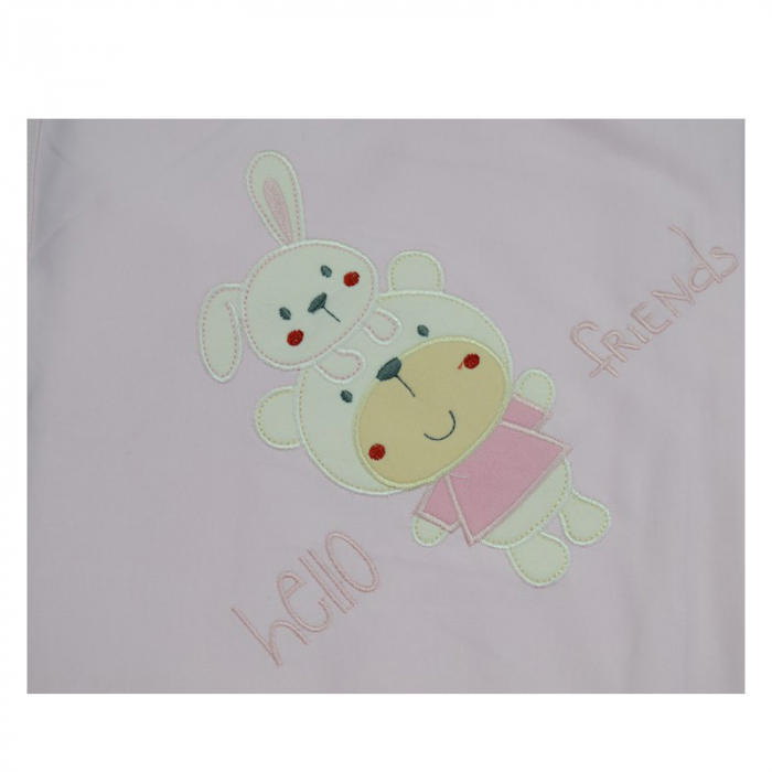 Pled 75 x 85 cm pentru fete Mini Junior 60-85R, Roz [2]