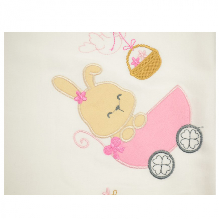 Pled 75 x 85 cm pentru fete Mini Junior 60-88, Roz [2]
