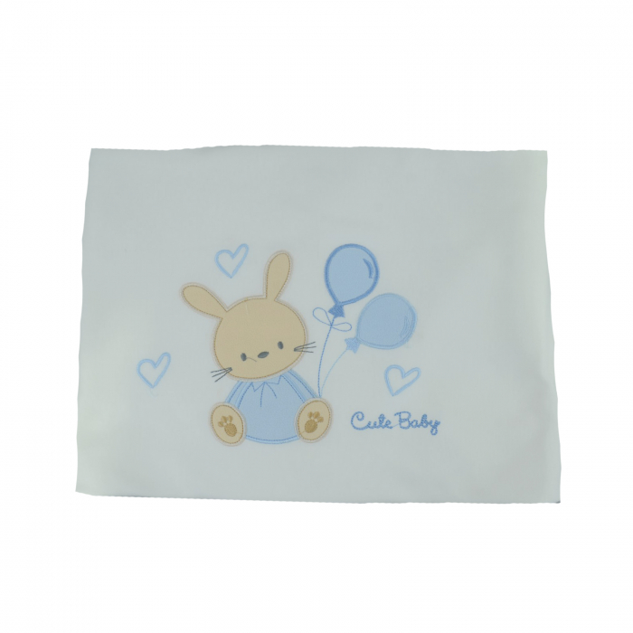 Pled 85 x 80 cm pentru baieti Mini Junior 60-85AB, Alb [1]