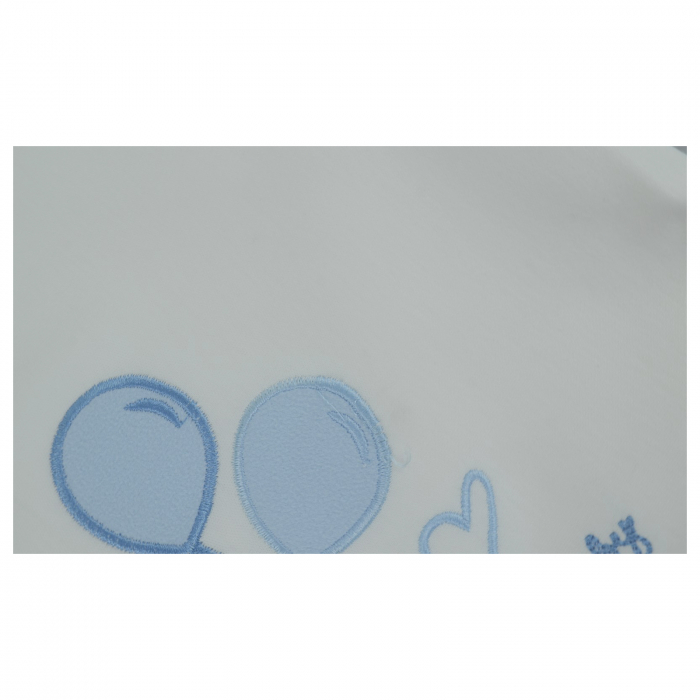 Pled 85 x 80 cm pentru baieti Mini Junior 60-85AB, Alb [2]