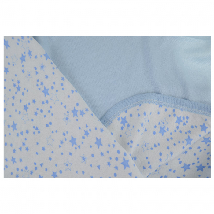 Pled 85 x 85 cm pentru baieti Mini Junior 65-100A, Albastru [2]