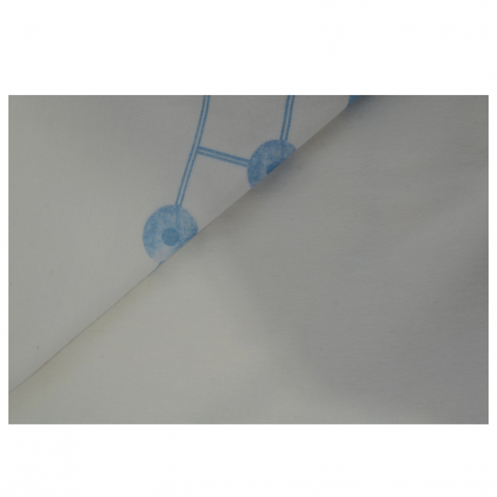 Pled 85 x 85 cm pentru baieti Mini Junior 85-56A, Alb [2]