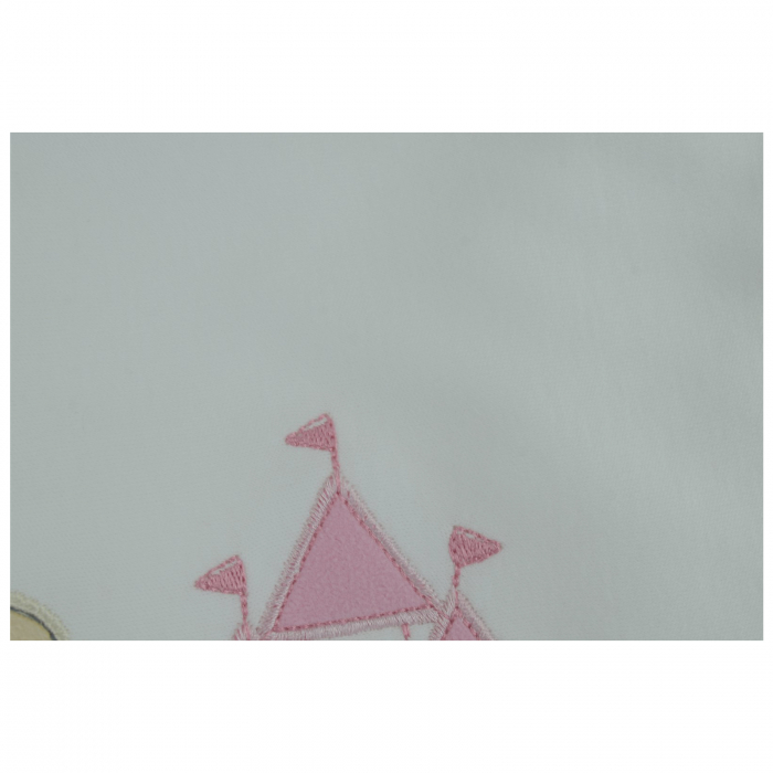 Pled 88 x 78 cm pentru fete Mini Junior 60-88A, Alb [2]