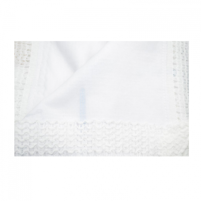 Pled 90 x 80 cm pentru baieti Mini Junior B210, Alb [3]