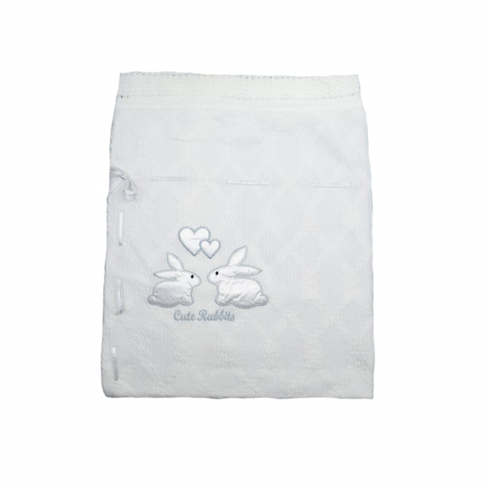 Pled 90 x 80 cm pentru copii Mini Junior B212, Alb [1]