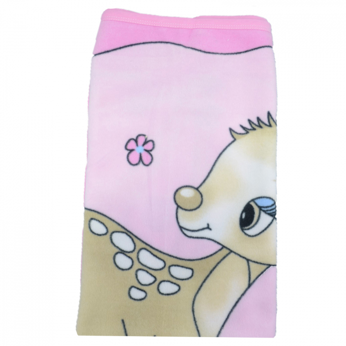 Pled 90 x 80 cm pentru fete Mini Junior PRR-13, Roz [1]