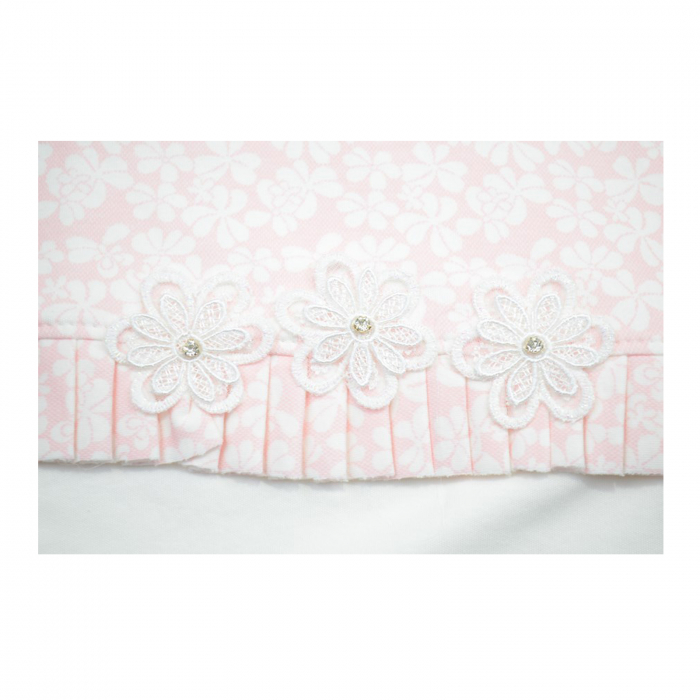 Pled 90 x 85 cm pentru fete Bebelinna 940794, Crem [2]