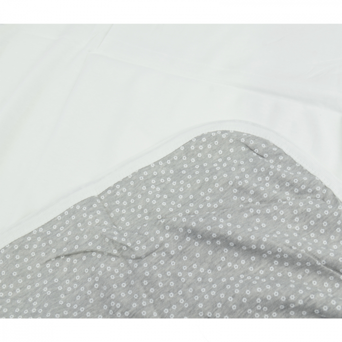Pled 90 x 90 cm pentru fete Mini Junior BBW-25, Gri [2]