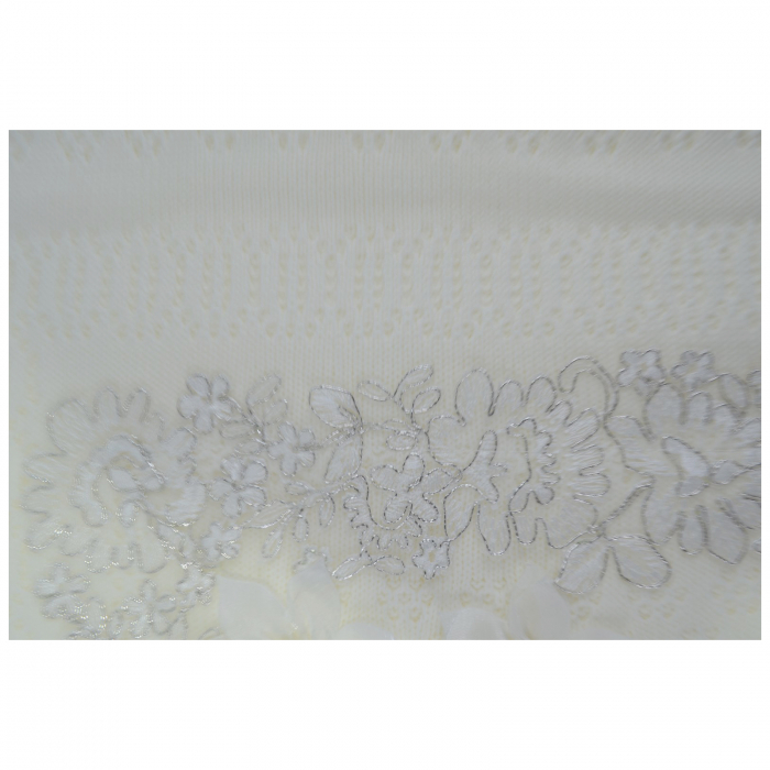 Pled 92 x 83 cm pentru fete Mini Junior 1044, Crem [2]