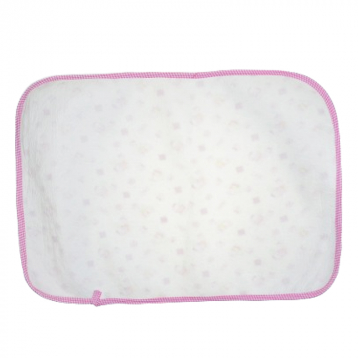 Aleza impermeabila si refolosibila din bumbac 65 x 45 cm pentru fete Mini Junior PL116, Roz [2]