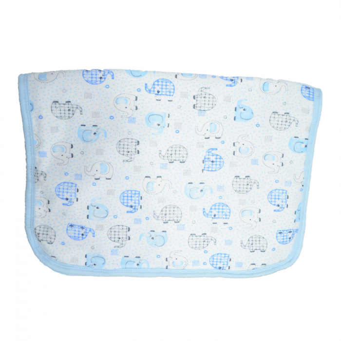 Aleza impermeabila si refolosibila din bumbac 60 x 40 cm pentru baieti, Mini Junior ALZ0209A, Albastru [2]