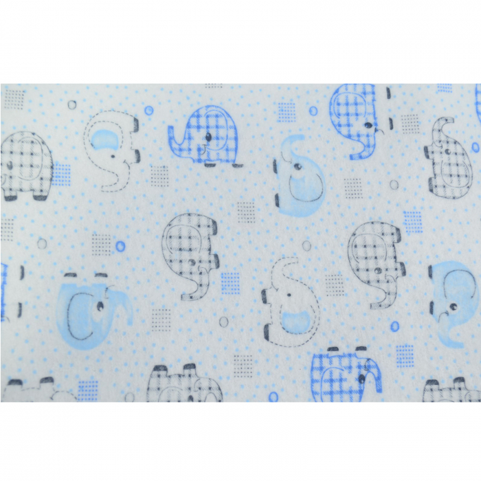 Aleza impermeabila si refolosibila din bumbac 60 x 40 cm pentru baieti, Mini Junior ALZ0209A, Albastru [3]