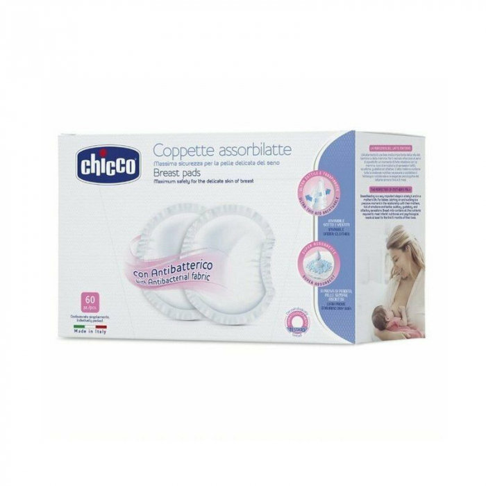 Pompa de san manuala+ set 60 de absorbante pentru san Chicco 069156, Alb [6]