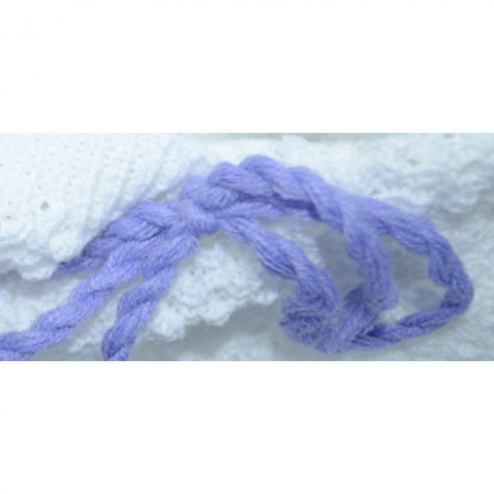 Poncho tricotat cu gluga pentru fete Mini Junior PCGF-A, Alb [4]