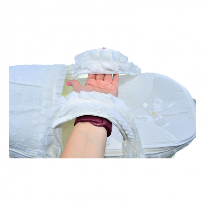 Port bebe elegant pentru bebelusi, Mini Junior 8500C, Crem [3]