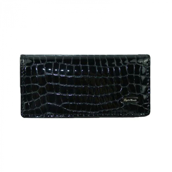 Port chei din piele 13 x 2 x 5 cm pentru dama Angela Moretti PD01, Negru [1]