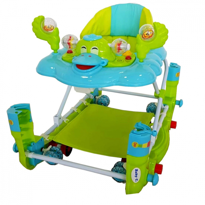 Premergator pentru copii 2 in 1 BabyCare PBCV-2, Verde [3]