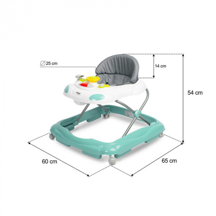 Premergator pentru copii, Toyz Cario Mint 398075, Verde [8]