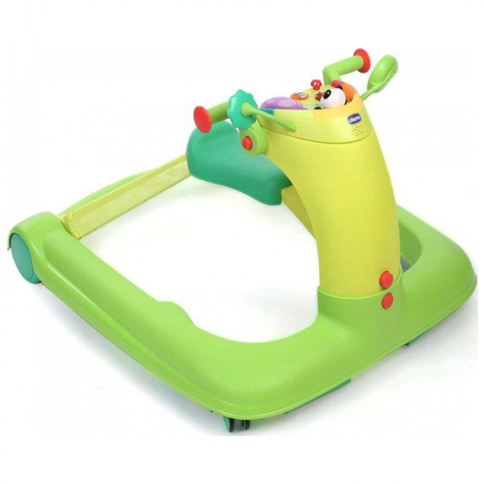 Premergator pentru copii 3 in 1 Baby Walker Chicco 038152, Verde [2]
