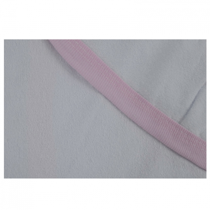 Prosop 100 x 72 cm cu gluga Mini Junior 100-40A, Alb [3]