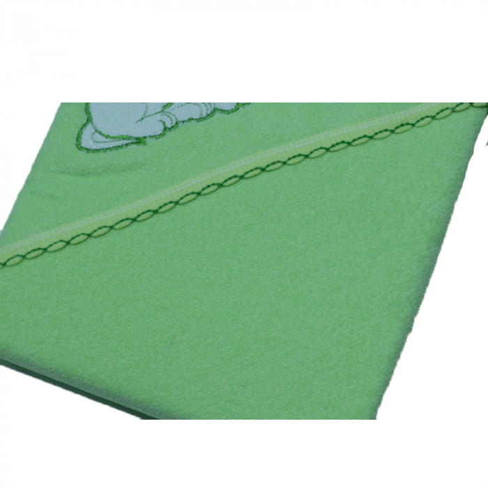 Prosop 80 x 80 cm cu gluga de baie Terjan 303-V1, Verde [2]