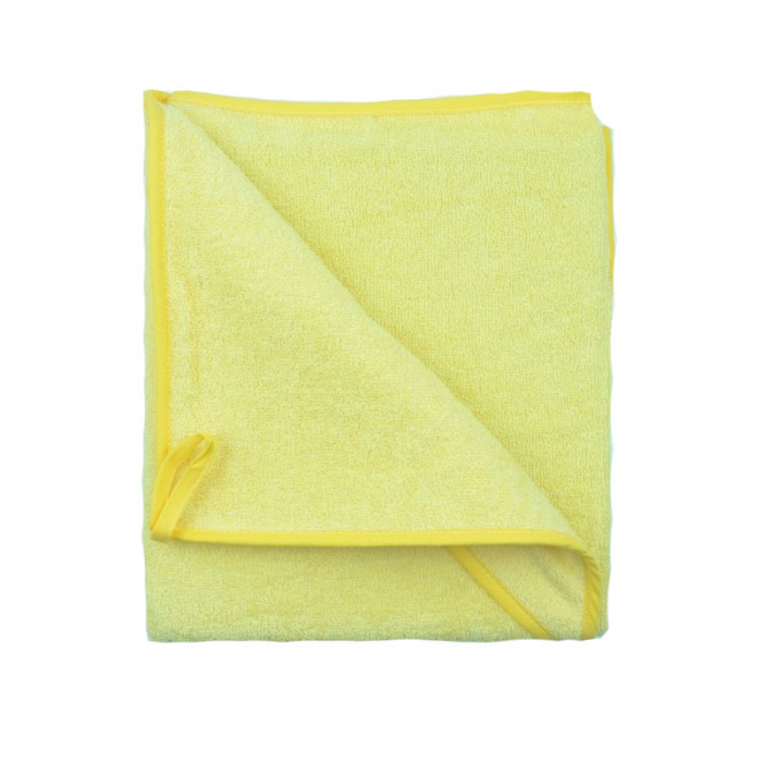 Prosop 80 x 80 cm cu gluga Duet Baby 315G, Galben [3]