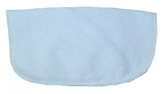Prosop 80 x 90 cm cu gluga pentru bebelusi BABY LINE PBL-A1, Alb [3]
