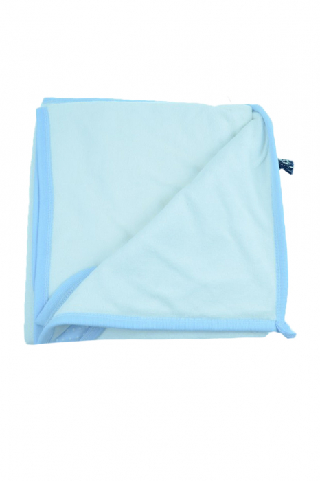 Prosop 90 x 80 cm cu gluga pentru bebelusi Gaye Bebe 935-1, Alb [3]