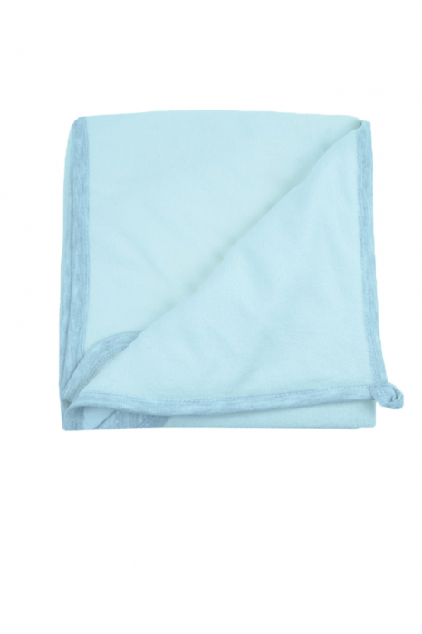 Prosop 90 x 80 cm cu gluga pentru bebelusi Gaye Bebe 935-2, Alb [3]