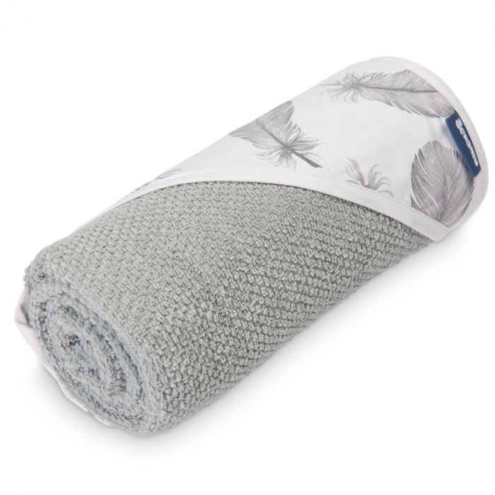 Prosop cu gluga 100 x 100 cm pentru copii Sensillo 305022, Gri [3]