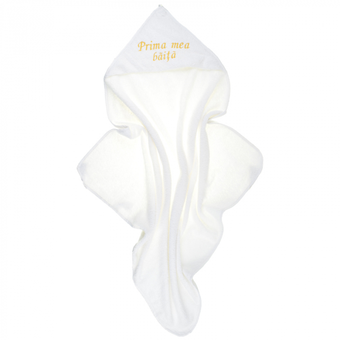 Prosop cu gluga 75 x 75 cm Confort Family VF-8362, Alb [3]