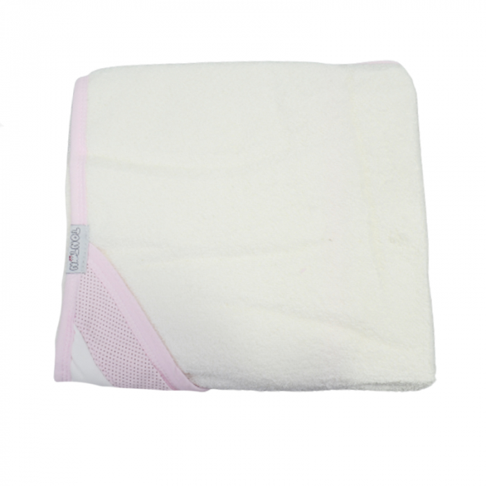 Prosop cu gluga 75 x 75 cm Tonton TNTN-3, Roz [2]