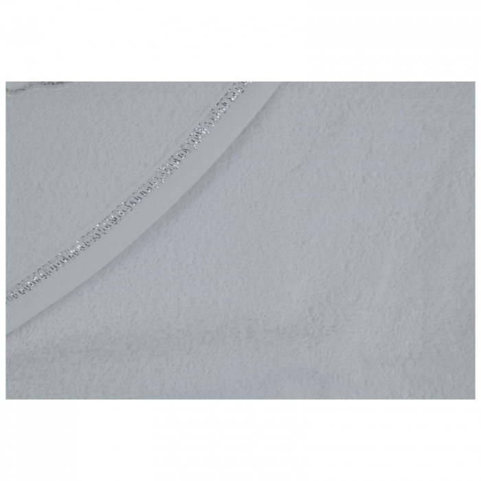 Prosop cu gluga 80 x 80 cm Mini Junior 80-60A_0 luni+, Alb [2]