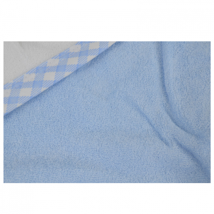 Prosop cu gluga 85 x 85 cm Babyline 9-471, Albastru [3]