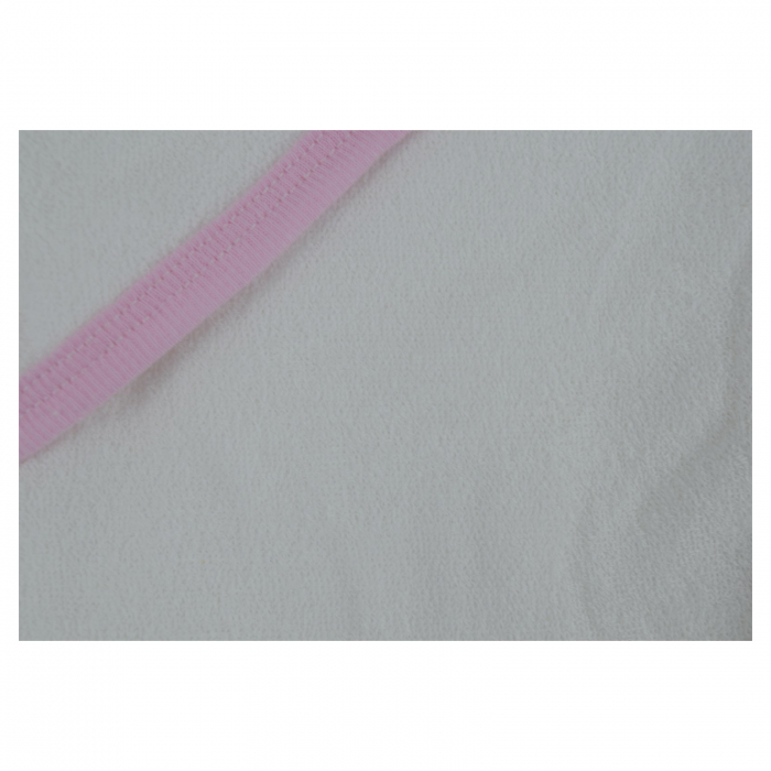 Prosop cu gluga 90 x 75 cm Mini Junior 90-50AB, Alb [3]