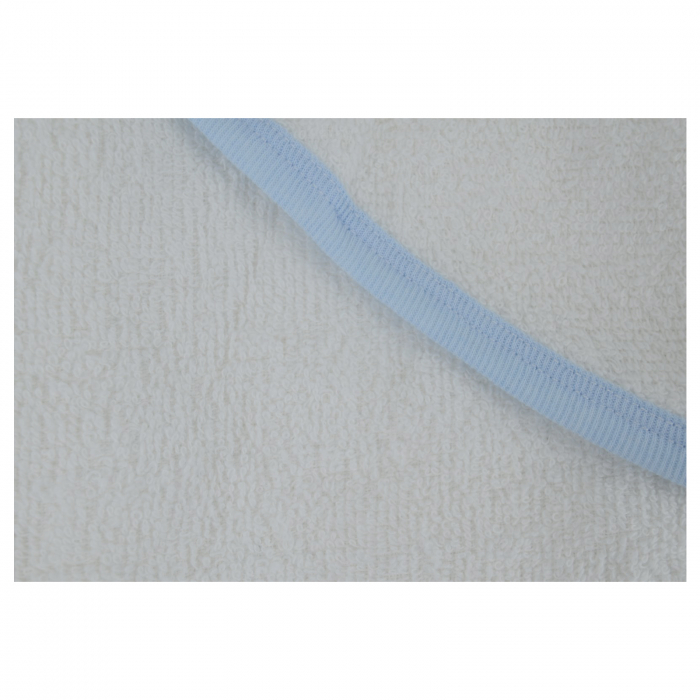 Prosop cu gluga 90 x 75 cm Mini Junior 90-54AB, Alb [3]